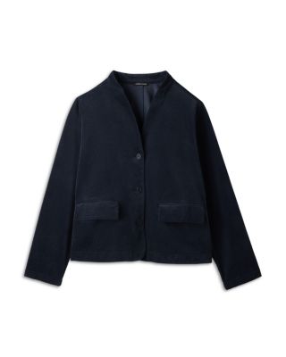 Cotton Stretch Corduroy High Collar Jacket - thumbnail 5