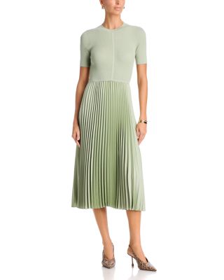 Fadridi Mixed Media Midi Dress