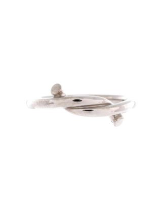  Entrelaces Band Ring 18K White Gold