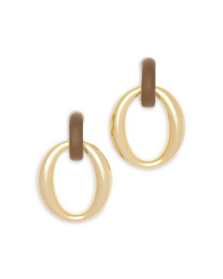 Elle Loop Drop Earrings, 1.7"L