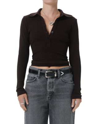 Citizens of Humanity Brea 60's Polo Top
