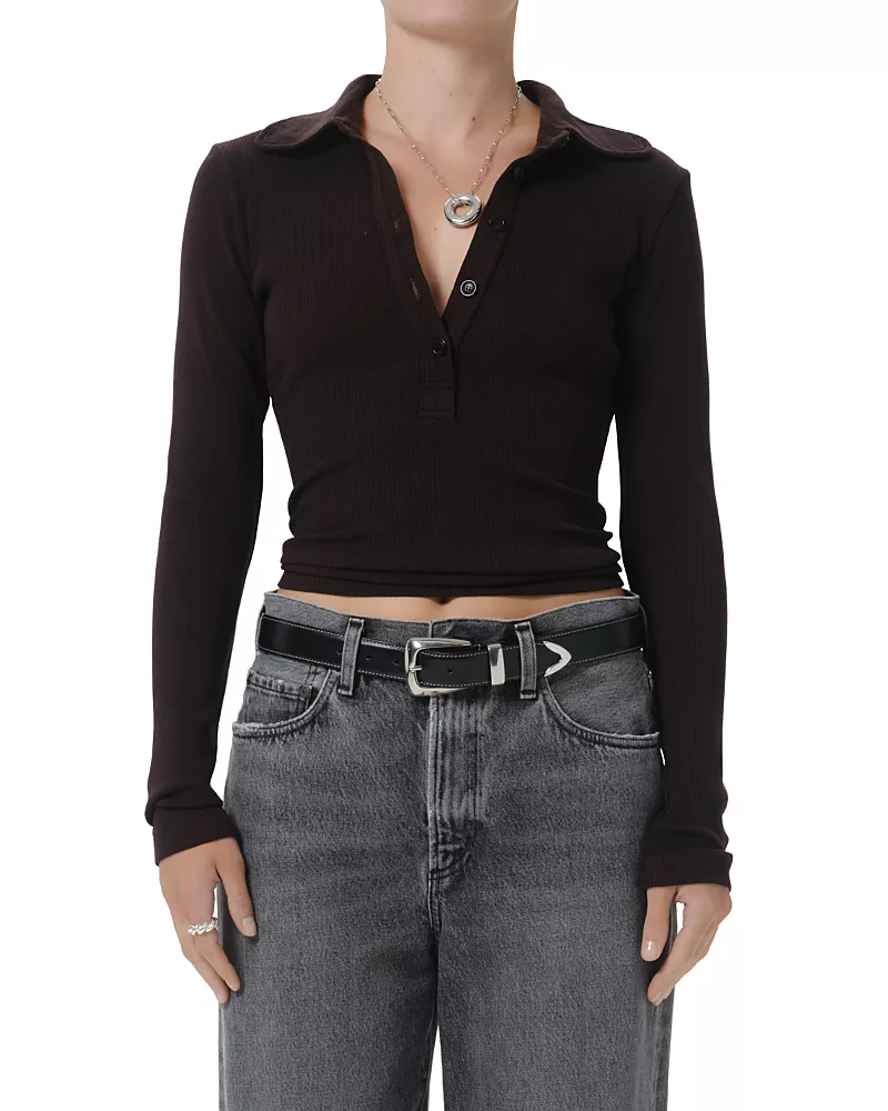 Citizens of Humanity Brea 60's Polo Top