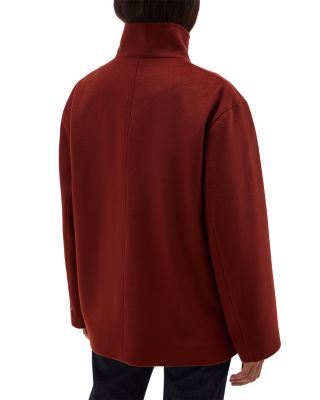 Remi Wool Funnel Neck Jacket - thumbnail 3