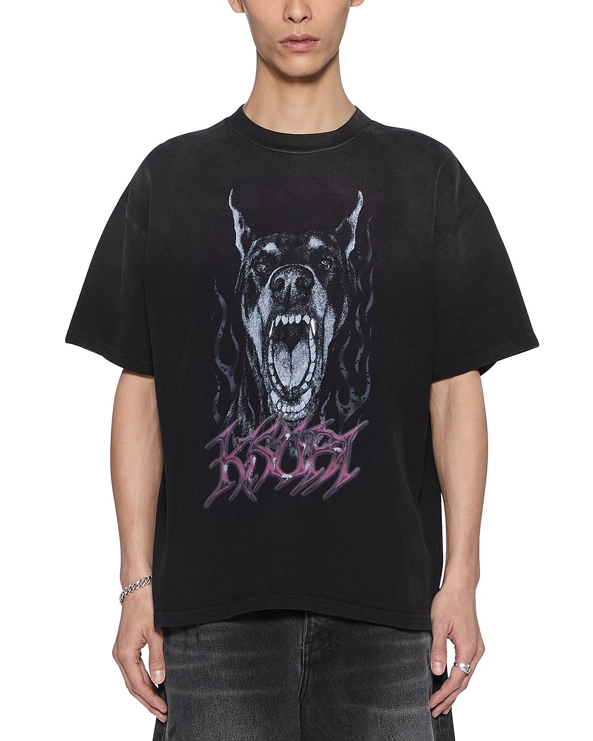 Ksbui Ekcess Cotton K9 Logo Graphic T-Shirt