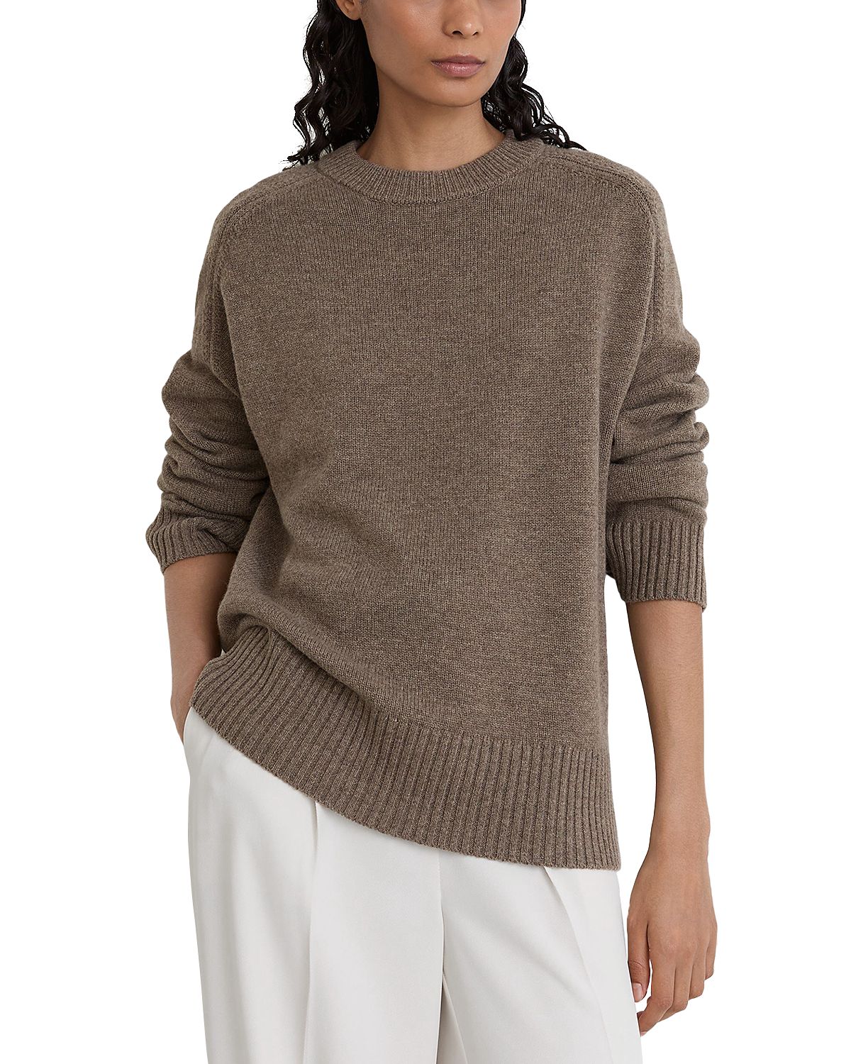 Reiss Riley Wool & Cashmere Crewneck Sweater