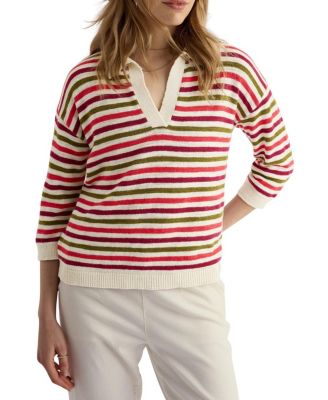 Seasalt Cornwall Gwynver V-neck Collared Jumper