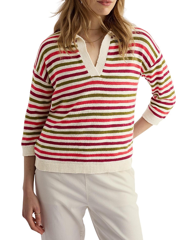 Seasalt Cornwall Gwynver V-neck Collared Jumper