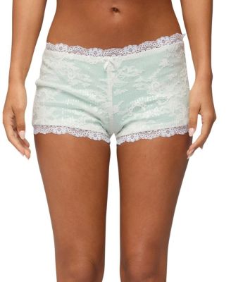  Amanu Sequin Lace Micro Shorts