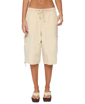 Azul Oversized Cargo Bermuda Shorts