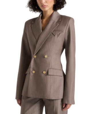 Maia Pinstripe Blazer