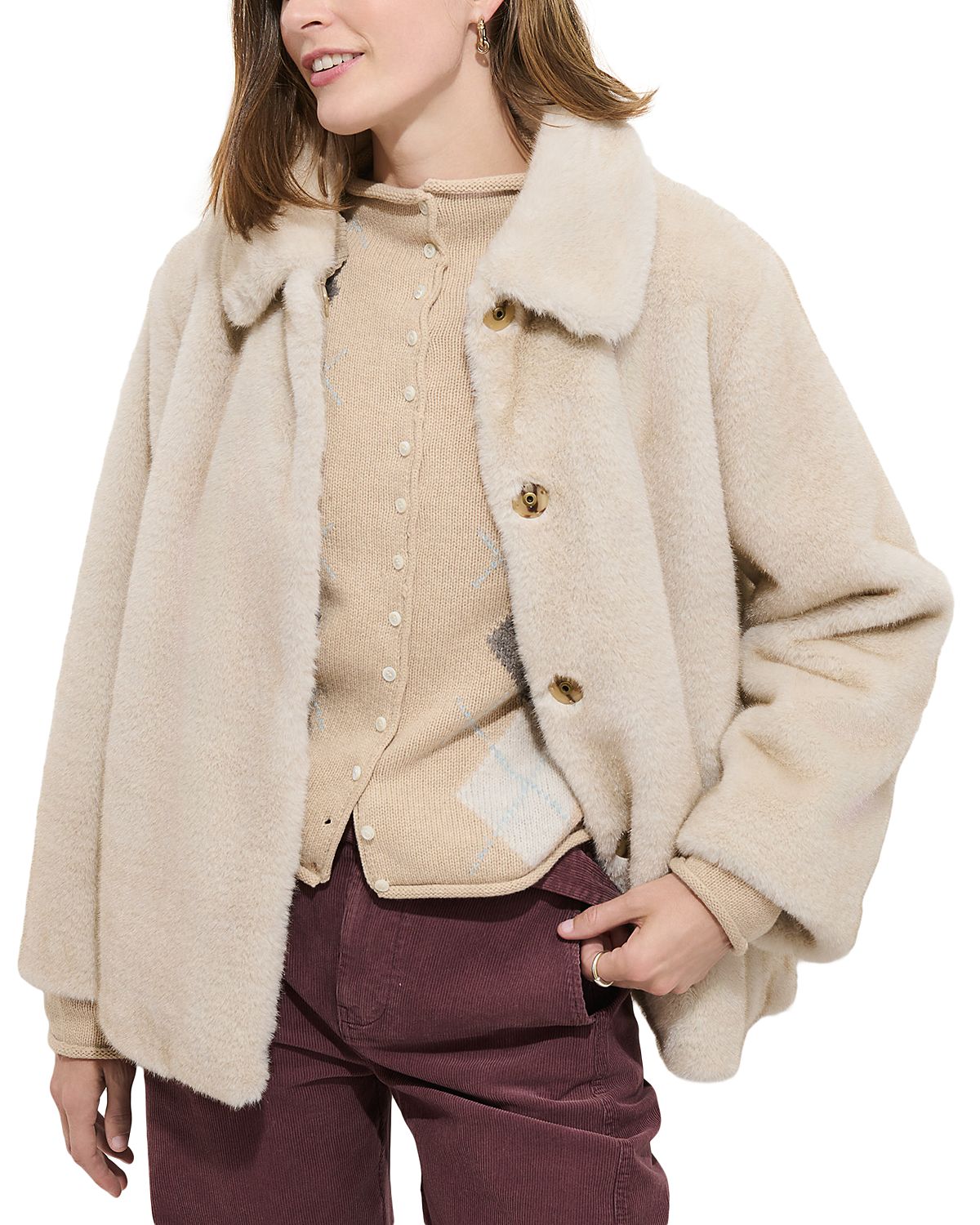 Alex Mill Duane St Faux Fur Jacket
