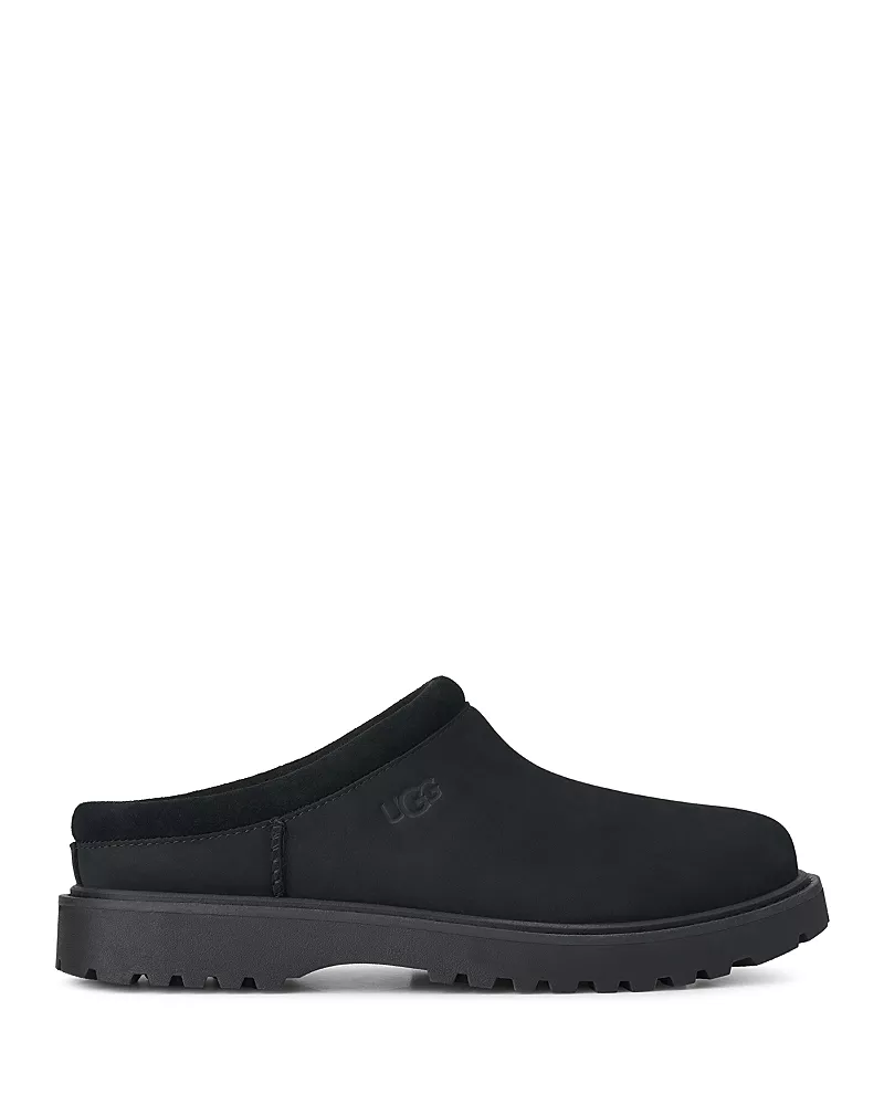 Ugg Men's Birch Clog Ii Nubuck & Suede Waterproof Mules