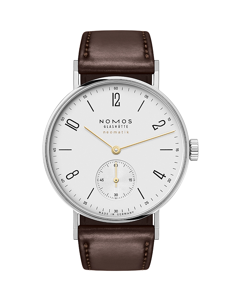 Nomos Tangente Neomatik Dore Watch, 35mm In White Silver