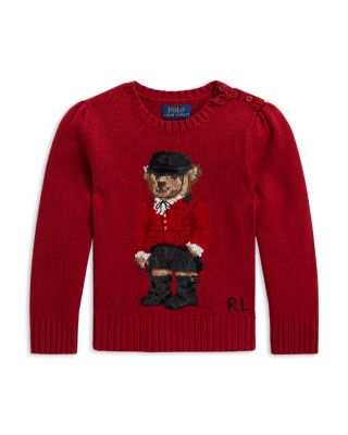 Girls' Polo Bear Sweater - Little Kid