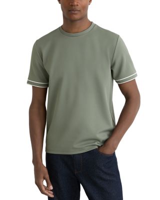 Oscar Textured Piped Tee