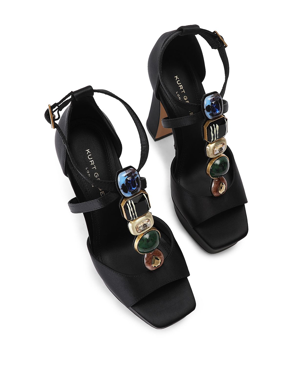Kurt Geiger London Women's Loulou Embellished Platform Sandals
