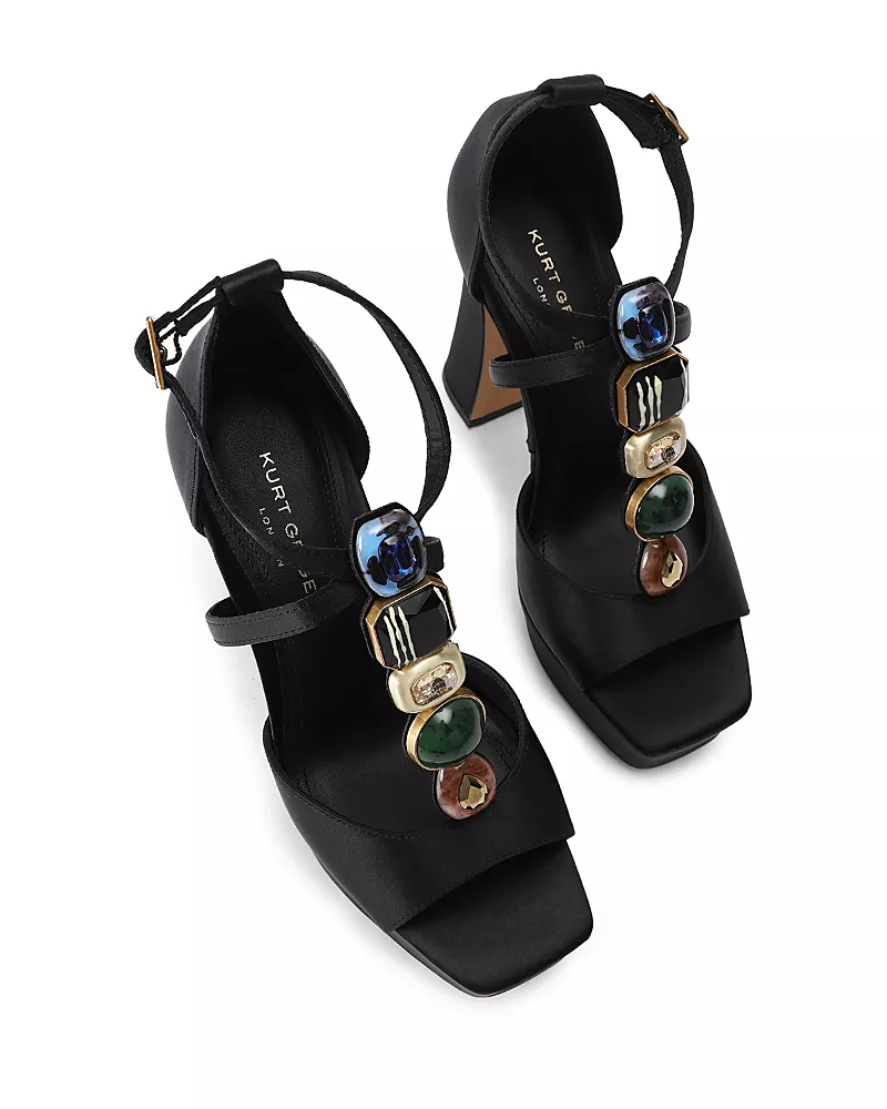 Kurt Geiger London Women's Loulou Embellished Platform Sandals