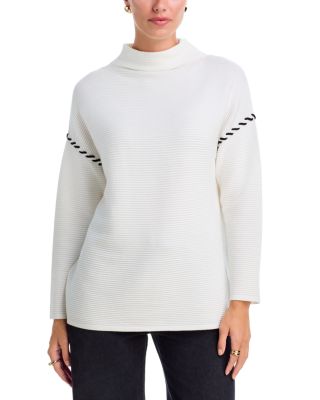 Whip Stitch Ottoman Knit Sweater