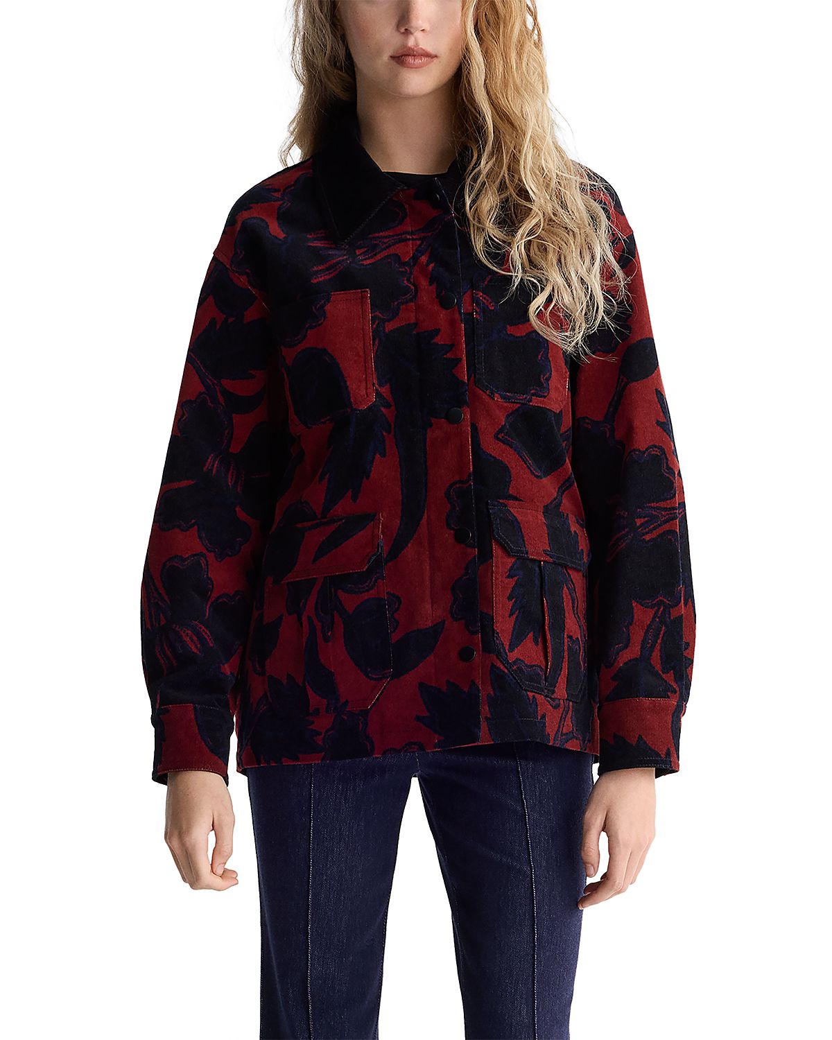 Diane von Furstenberg Briar Floral Print Coat