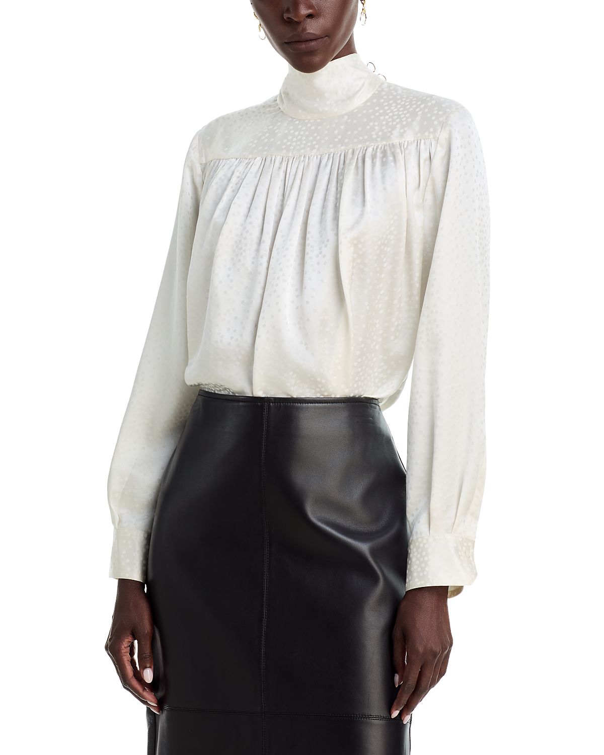 A. l.c. Danielle Silk Back Tie Top