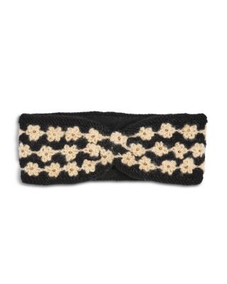 Wool Floral Trim Headband