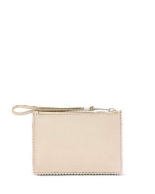 Siloh Mini Leather Wristlet Pouch