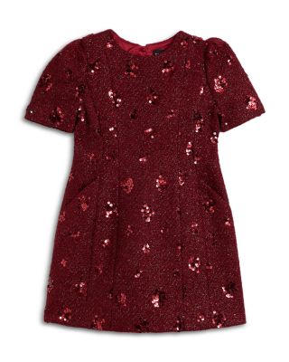 Girls' Evianna Boucl&eacute; Mini Dress - Little Kid, Big Kid