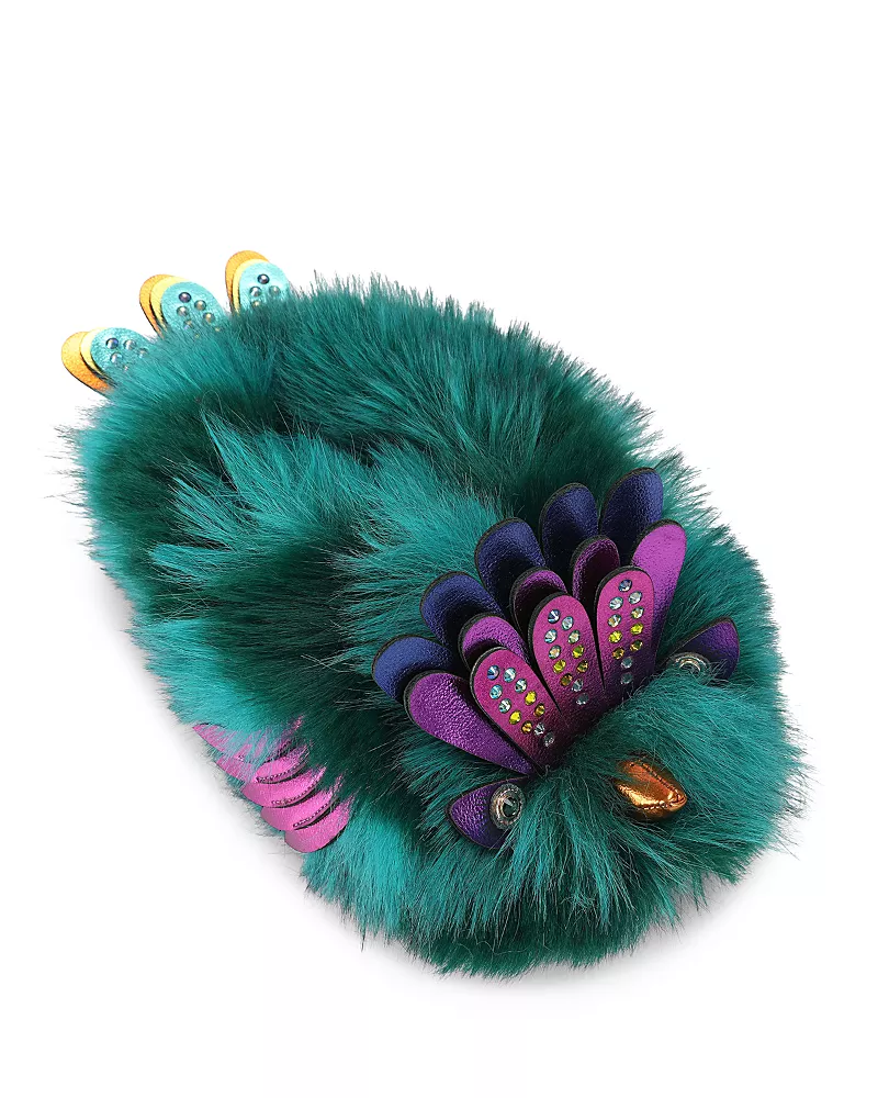 Kurt Geiger London Women's Eagle Fluff Slippers