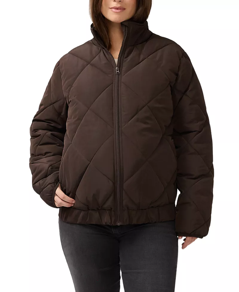 Ingrid & Isabel Expandable Raglan Maternity Puffer Jacket