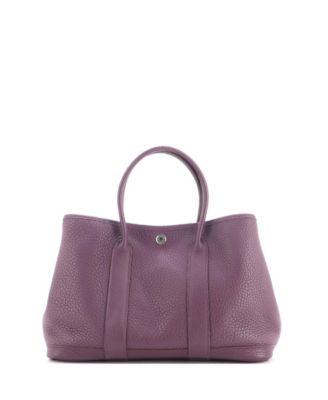 30 Garden Party Tote Leather