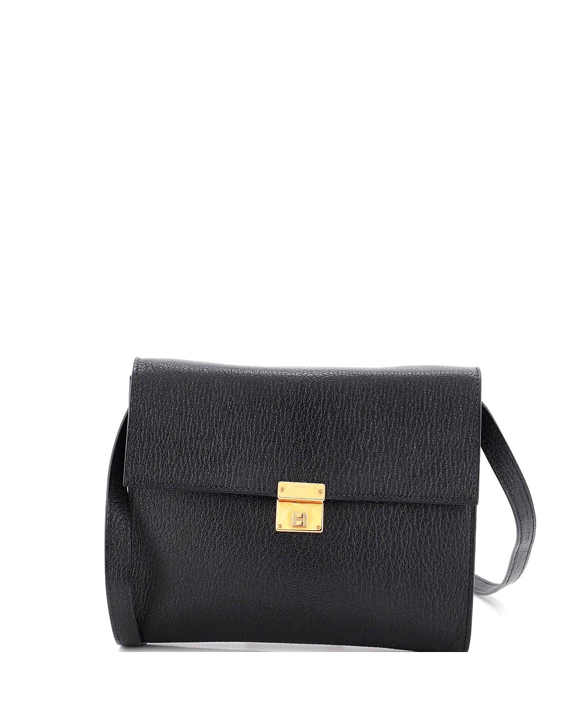 Pre-Owned HERMES 16 Clic Wallet on Strap Chevre Mysore