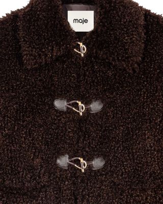 Faux Fur Mid Length Coat - thumbnail 8
