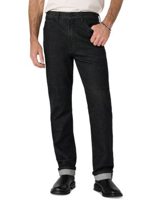 Preston Cotton Blend Straight Fit Jeans in Black Rinse
