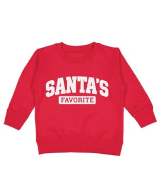 Boys' Santa's Favorite Puff Ink Christmas Sweatshirt - Baby, Little Kid