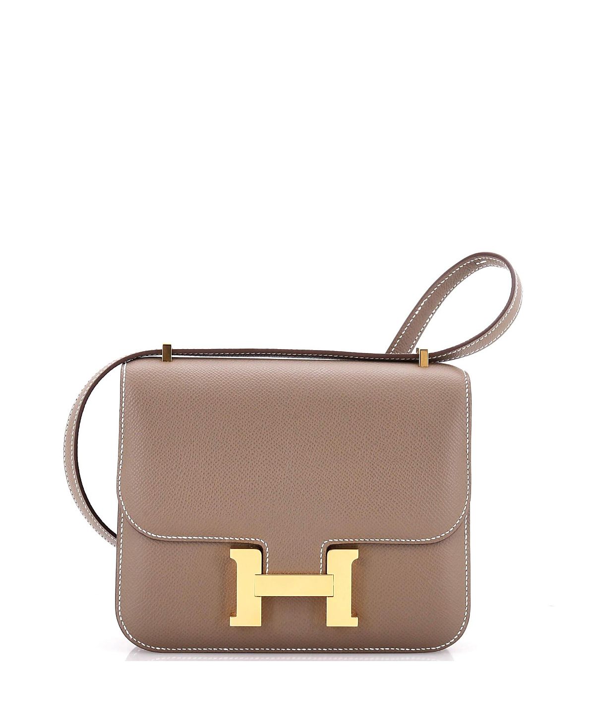 Pre-Owned HERMES Constance Mini Epsom Leather Shoulder Bag