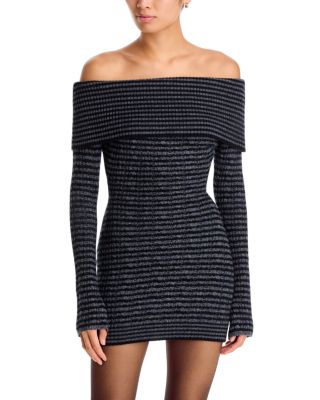 Noelle Off-the-Shoulder Knit Dress