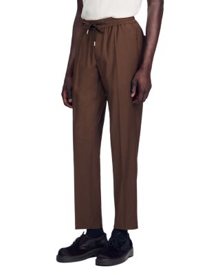 New Alpha Classic Fit Wool Blend Drawstring Pants
