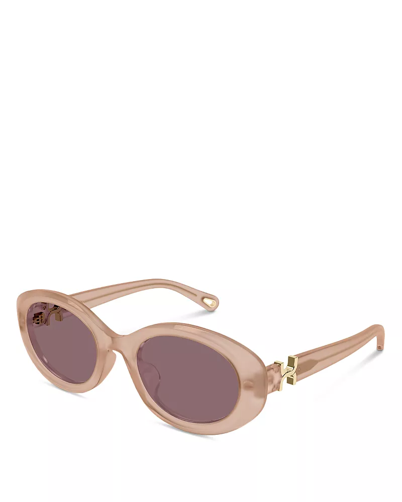 Chloe Marcie Round Sunglasses, 54mm