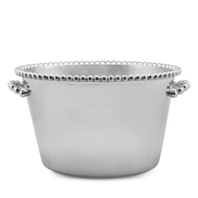 Pearled Medium Ice Bucket