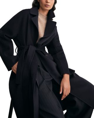 Marina Wool Blend Double Breasted Coat