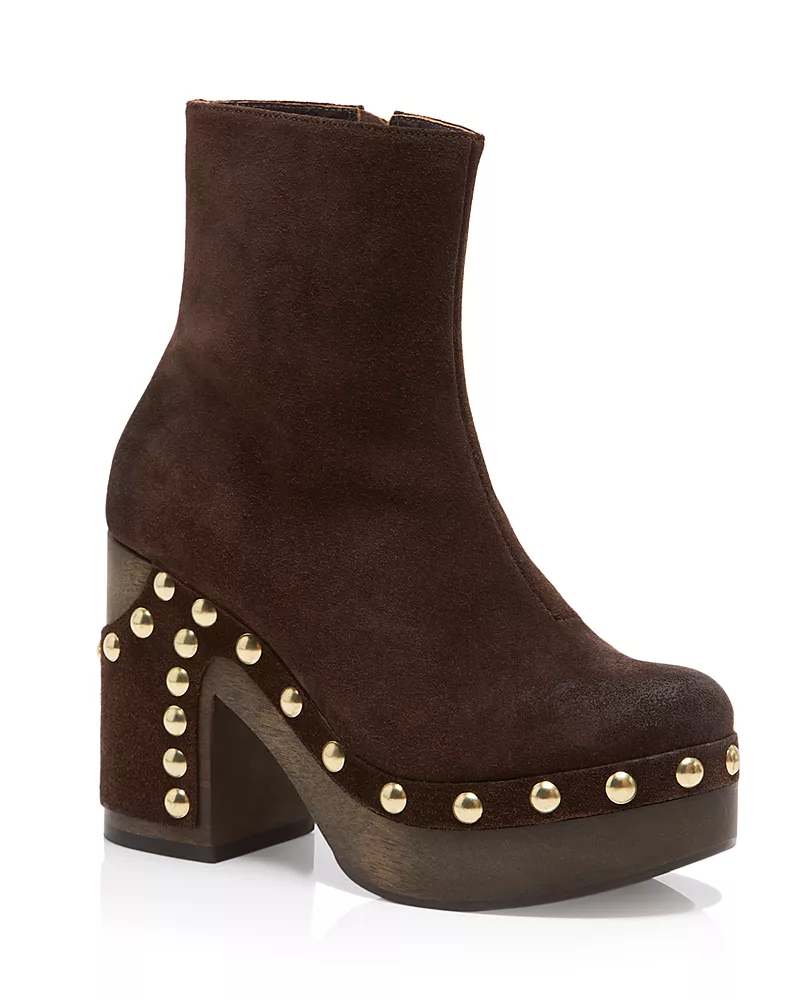 Free People Women's Grayson Leather Clog Boots