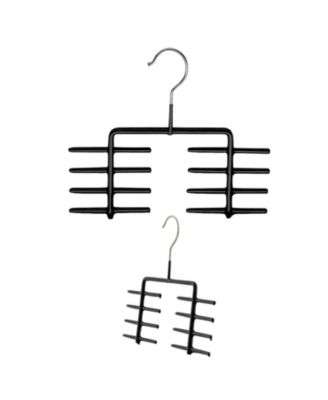 Tie Hanger, Grip Coated, Model KR 16 Tie Holder, Set of 2