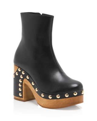 Women's Grayson Leather Clog Boots