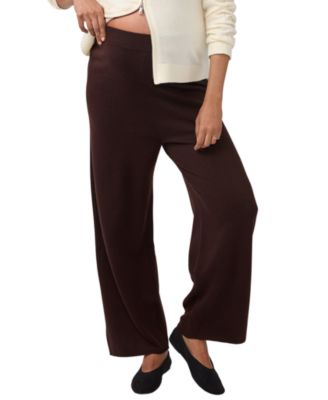 Wide Leg Sweater Maternity Pant