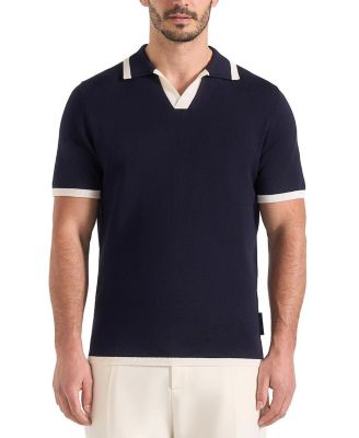 Lambert Contrast Detail Knit Polo