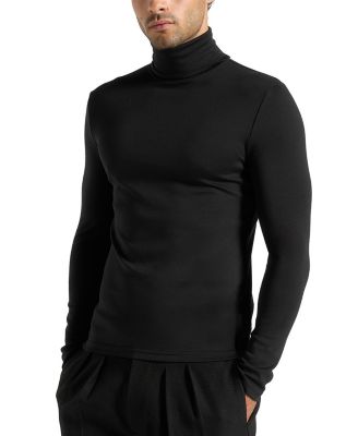Ts006 Long Sleeve Roll Neck Top