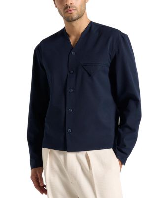Zac Boxy V-neck Long Sleeve Shirt