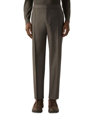 Wool, Silk & Cashmere Tapered Pants