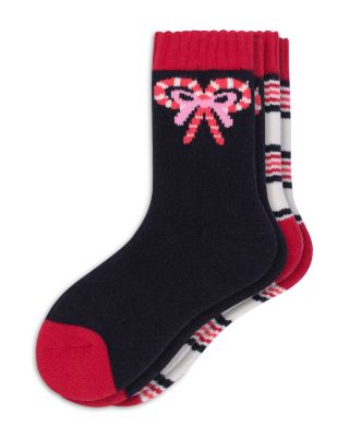 Holiday Ribbed Crew Socks, Pack of 2