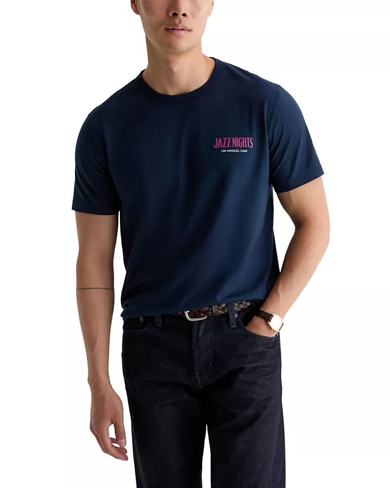 Ag Bryce Stretch Cotton Drum Graphic Tee